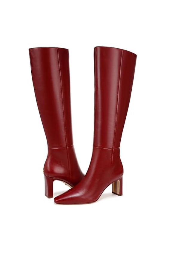 Women's Sylvia Cabernet Red Wide Calf Knee High Boot 8M