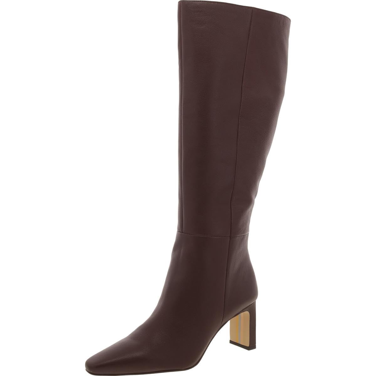 Sam Edelman Women's Sylvia Spiced Pecan Wide Calf Knee High Boot