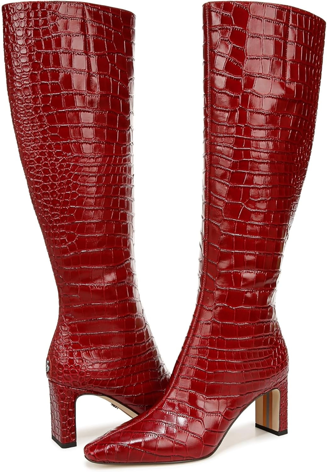 Sam Edelman Women's Sylvia Scarlet Cherry Wide Calf Knee High Boot