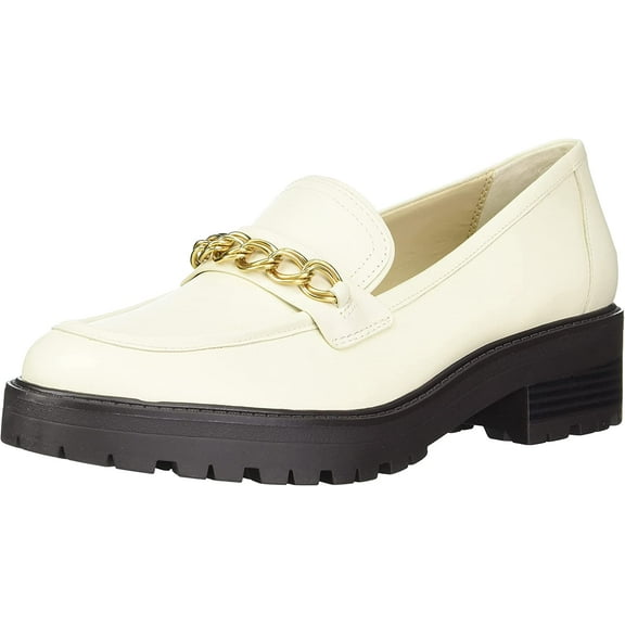 Sam Edelman Women's Taelor Loafers Ivory Leather 7M