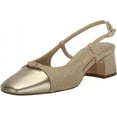 thumbnail image 1 of Sam Edelman Women's Tarra Pump Linen/Gold Leaf 10M, 1 of 1