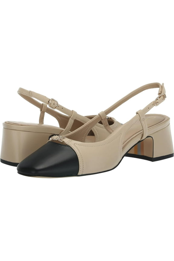 Women's Tarra Pump Summer Sand/Black Leather 10M