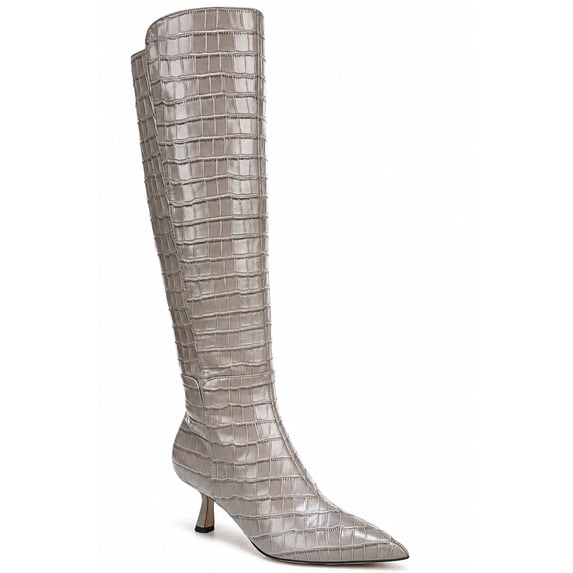 Sam Edelman Women's Taylin Pointed Toe Knee High Boot Antico Gray 8.5M
