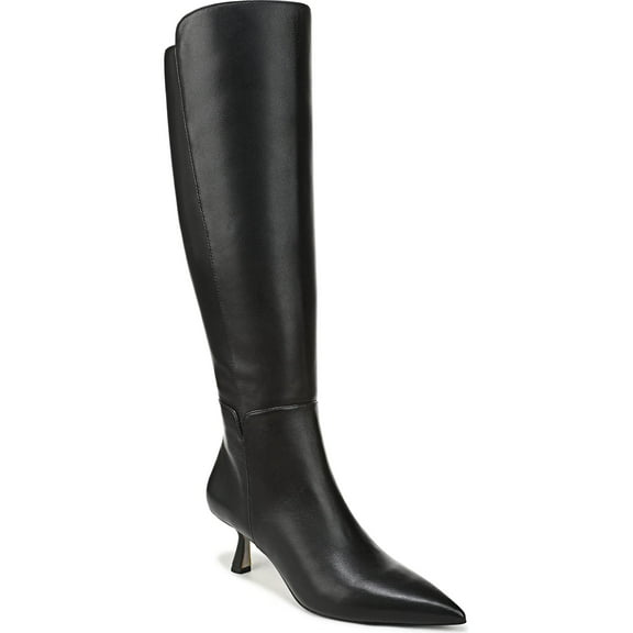 Sam Edelman Women's Taylin Pointed Toe Knee High Boot Black Leather 5.5M