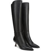 Sam Edelman Womens Taylin Pointed Toe Knee High Boot Black Leather Wide Calf 8M