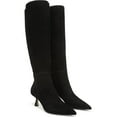 thumbnail image 1 of Sam Edelman Women's Taylin Pointed Toe Knee High Boot Black Suede Wide Calf 12M, 1 of 5