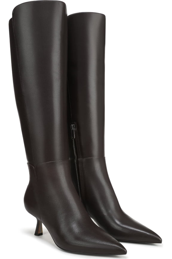 Women's Taylin Pointed Toe Knee High Boot Chocolate Brown Wide Calf 7M