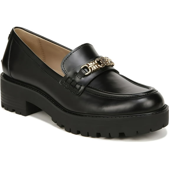 Sam Edelman Women's Teo Loafers Black Leather 9M