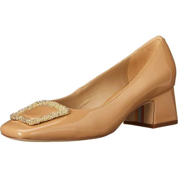 Sam Edelman Women's Thalia Pump Sand Patent 6M