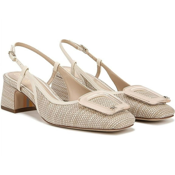 Sam Edelman Women's Tracie Slingback Heel Light Natural 7M