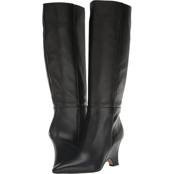 Sam Edelman Women's Vance Knee High Boot Black Leather 5M