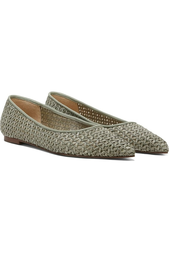 Women's Wanda Pointed Toe Flat Dusty Sage 6M