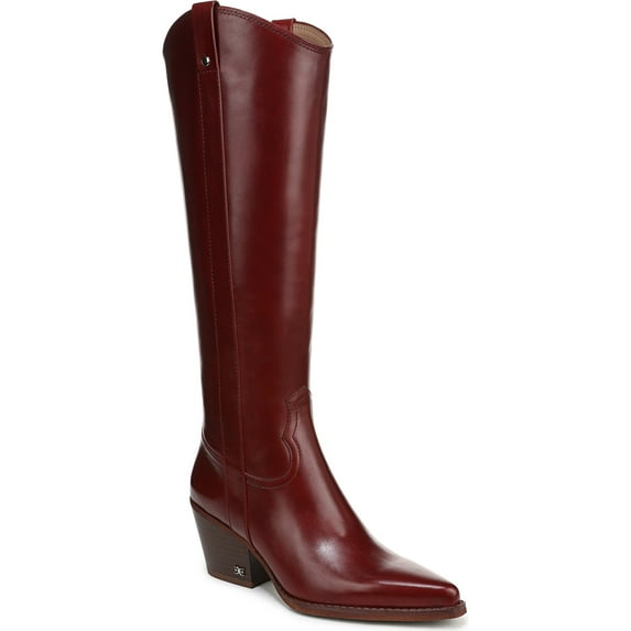 Sam Edelman Women's Wyatt Western Boot Deep Scarlet 9M