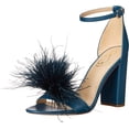 thumbnail image 1 of Sam Edelman Women's Yaro Feather Heel Wild Indigo 8.5M, 1 of 5