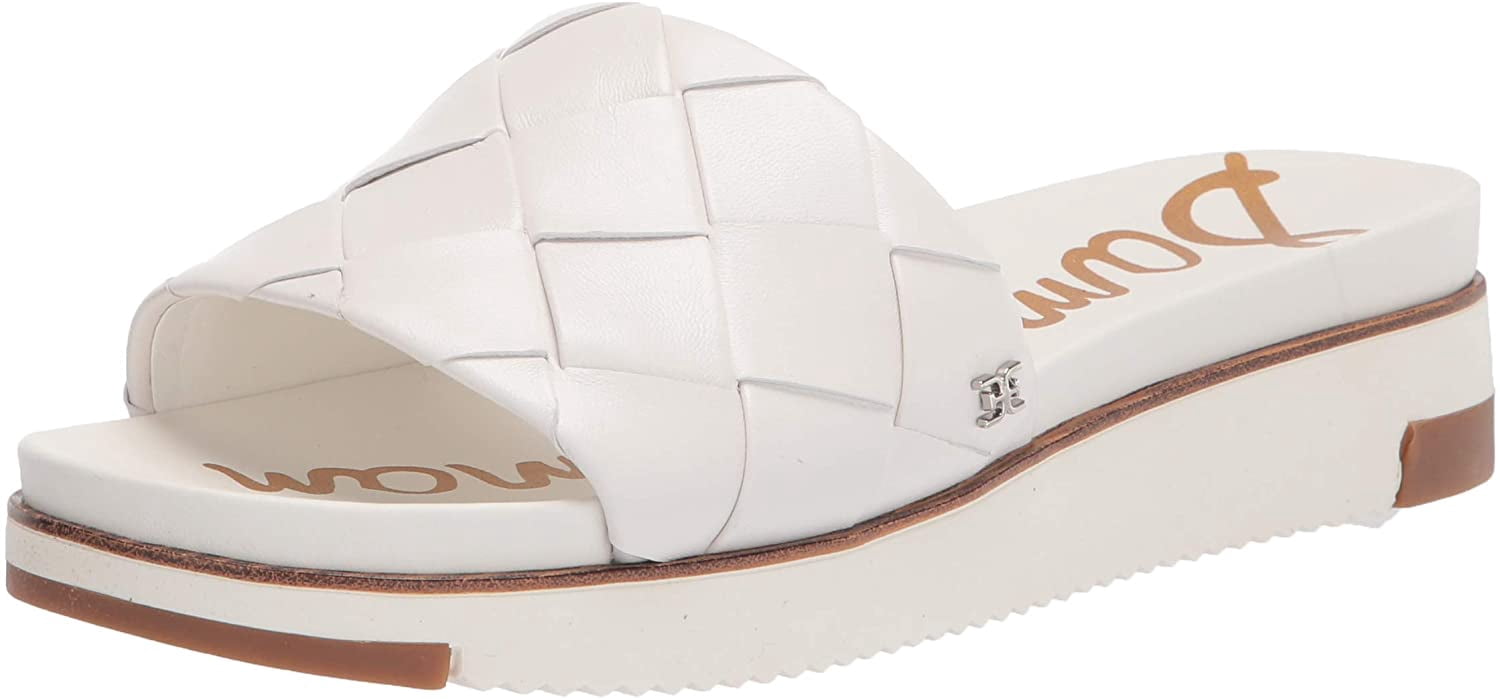 Sam Edelman Womens Adaley Sandal 6.5 Bright White - Walmart.com