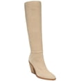 thumbnail image 1 of Sam Edelman Womens Annabel Suede Almond Toe Knee-High Boots, 1 of 3