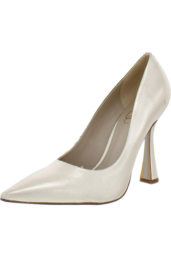 Womens Antonia Leather Pointed Toe Pumps