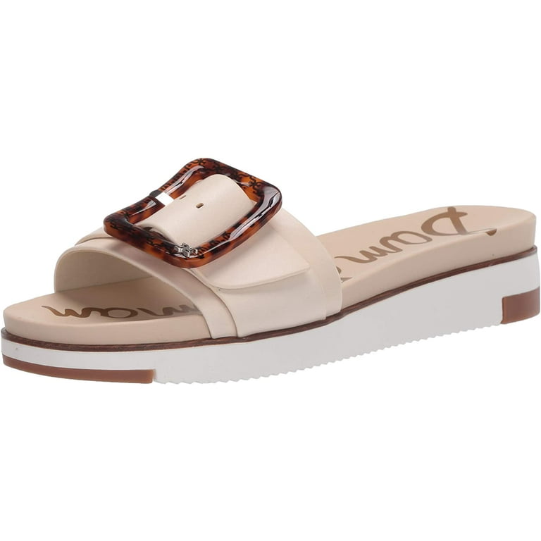 Sam Edelman Womens Ariane Slide Sandal 10.5 Modern Ivory Walmart