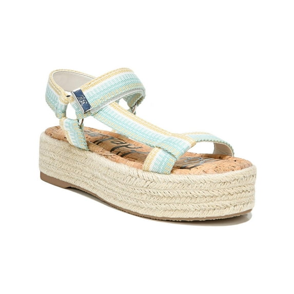 Sam Edelman Womens Artica Woven Gladiator Platform Sandals