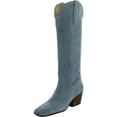 thumbnail image 1 of Sam Edelman Womens Britten  Suede Tall Cowboy, Western Boots, 1 of 3