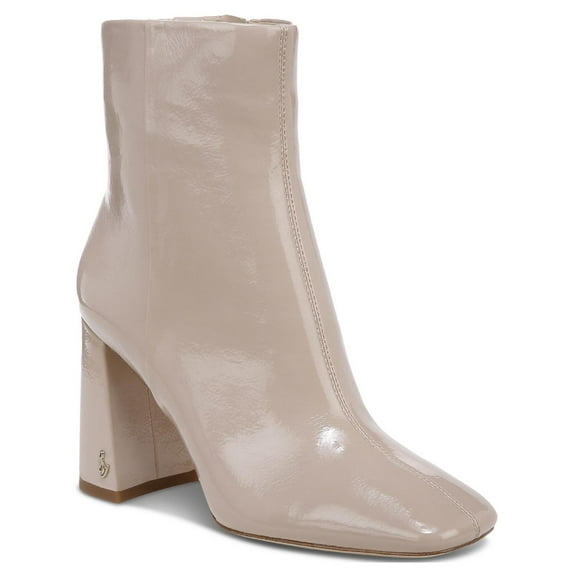 Sam Edelman Womens Codie Snake Print Square Toe Booties