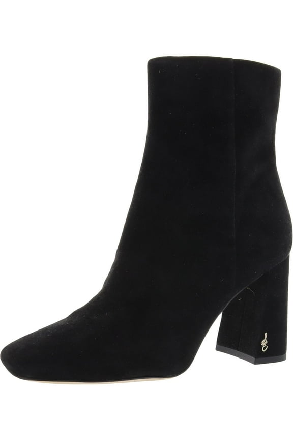 Womens Codie Suede Square Toe Booties