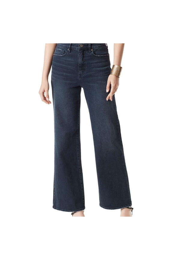 Womens Codie Wide Leg Jeans, Blue, 27