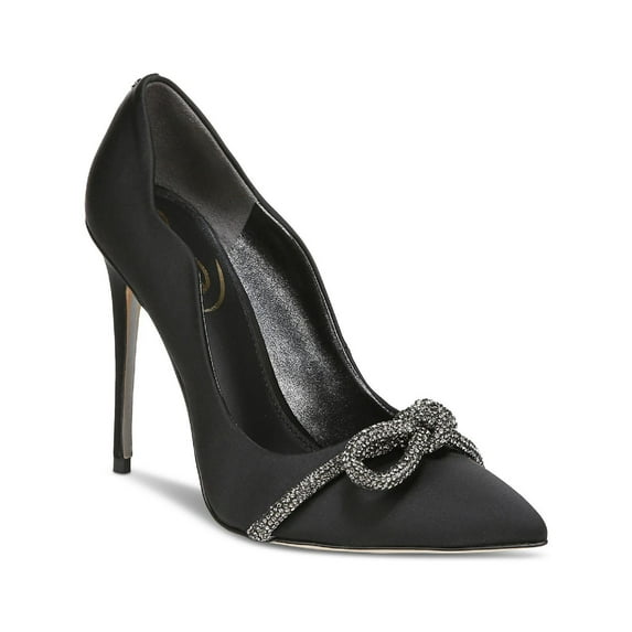 Sam Edelman Womens Deela Satin Embellished Pumps