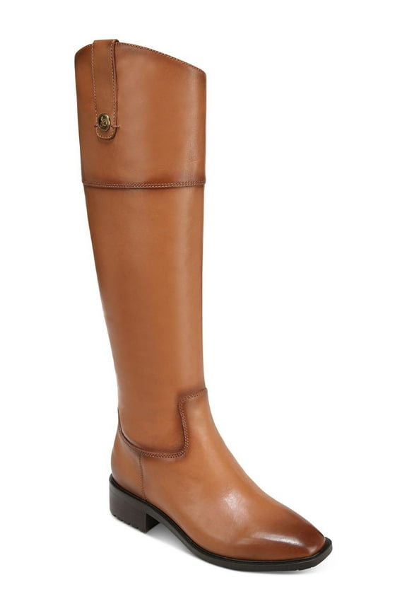 Womens Drina Leather Riding Knee-High Boots