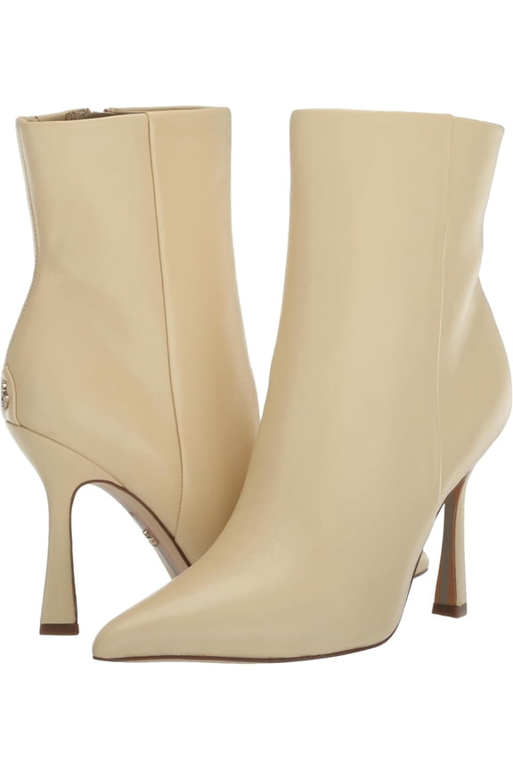 Womens Ella Pointed Toe Dress Bootie Eggshell 9.5M