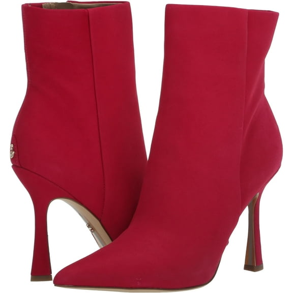 Sam Edelman Womens Ella Pointed Toe Dress Bootie Magenta Rose 6.5M