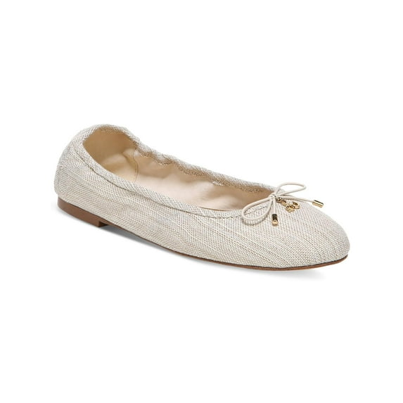 Sam Edelman Womens Felicia Glitter Bow Ballet Flats