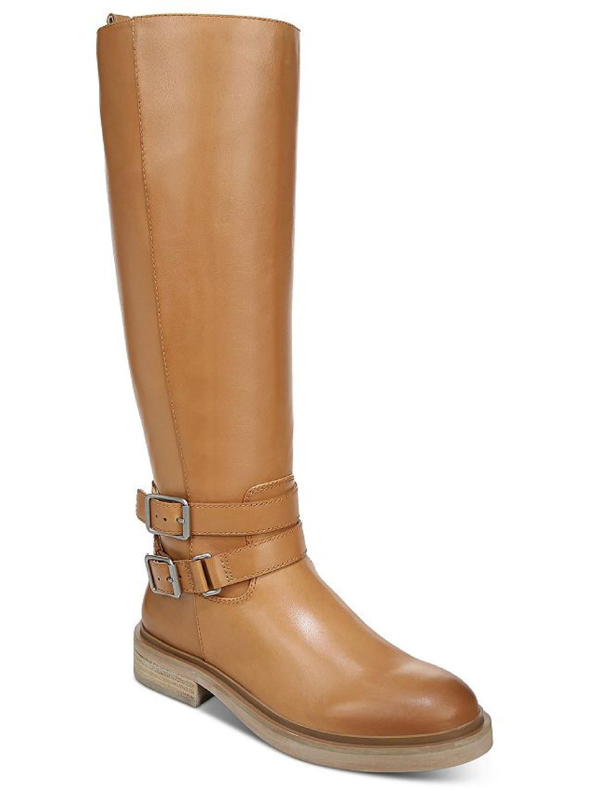 Sam Edelman Womens Freda Leather Tall KneeHigh Boots Tan 9 Medium (B,M