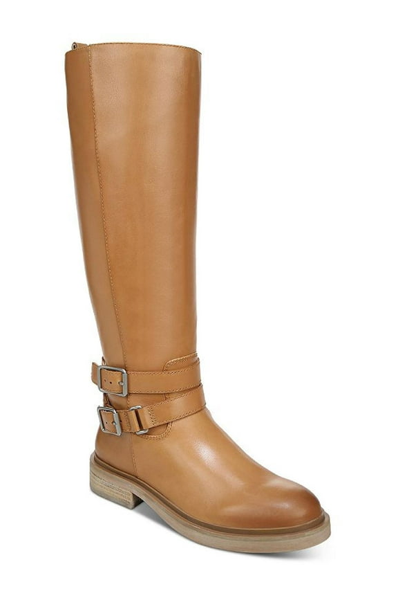 Womens Freda Leather Tall Knee-High Boots
