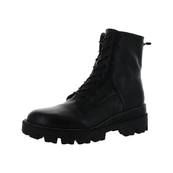 Sam Edelman Women's Garret Black Leather Platform Combat Boots 7M
