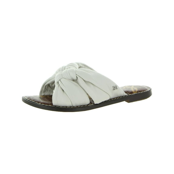 Sam Edelman Womens Garson Leather Slip On Slide Sandals