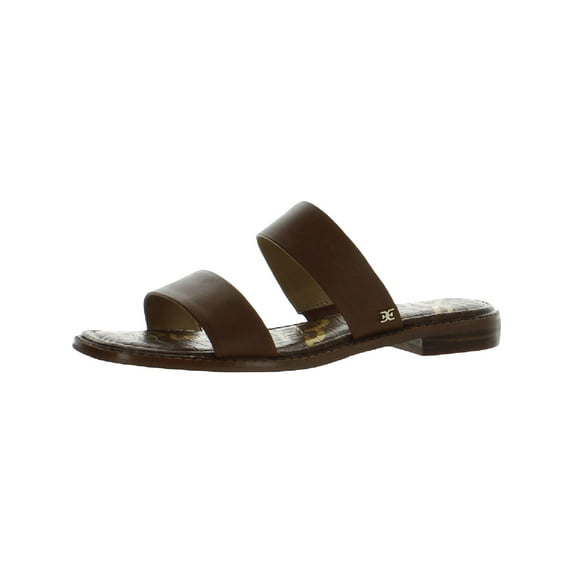 Sam Edelman Womens Haydee Leather Slip On Slide Sandals