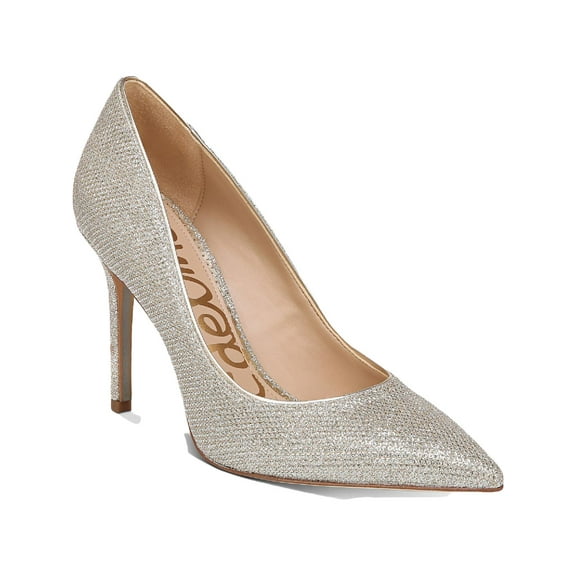 Sam Edelman Womens Hazel Leather Metallic Pumps 6 Medium (B,M)