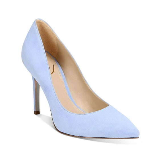 Sam Edelman Womens Hazel Suede Heels Pumps Blue 7 Medium (B,M)