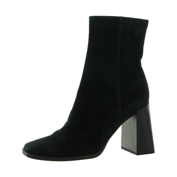 Sam Edelman Womens Ivette Suede Square Toe Ankle Boots