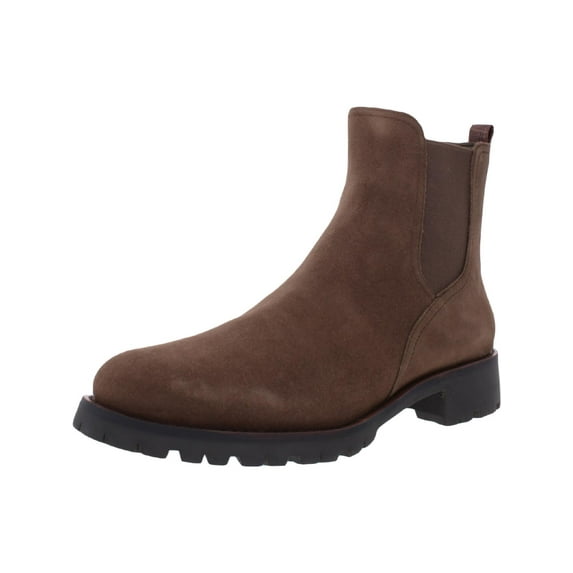 Sam Edelman Womens Jaclyn Leather Lug Sole Ankle Boots Brown 9.5 Medium (B,M)