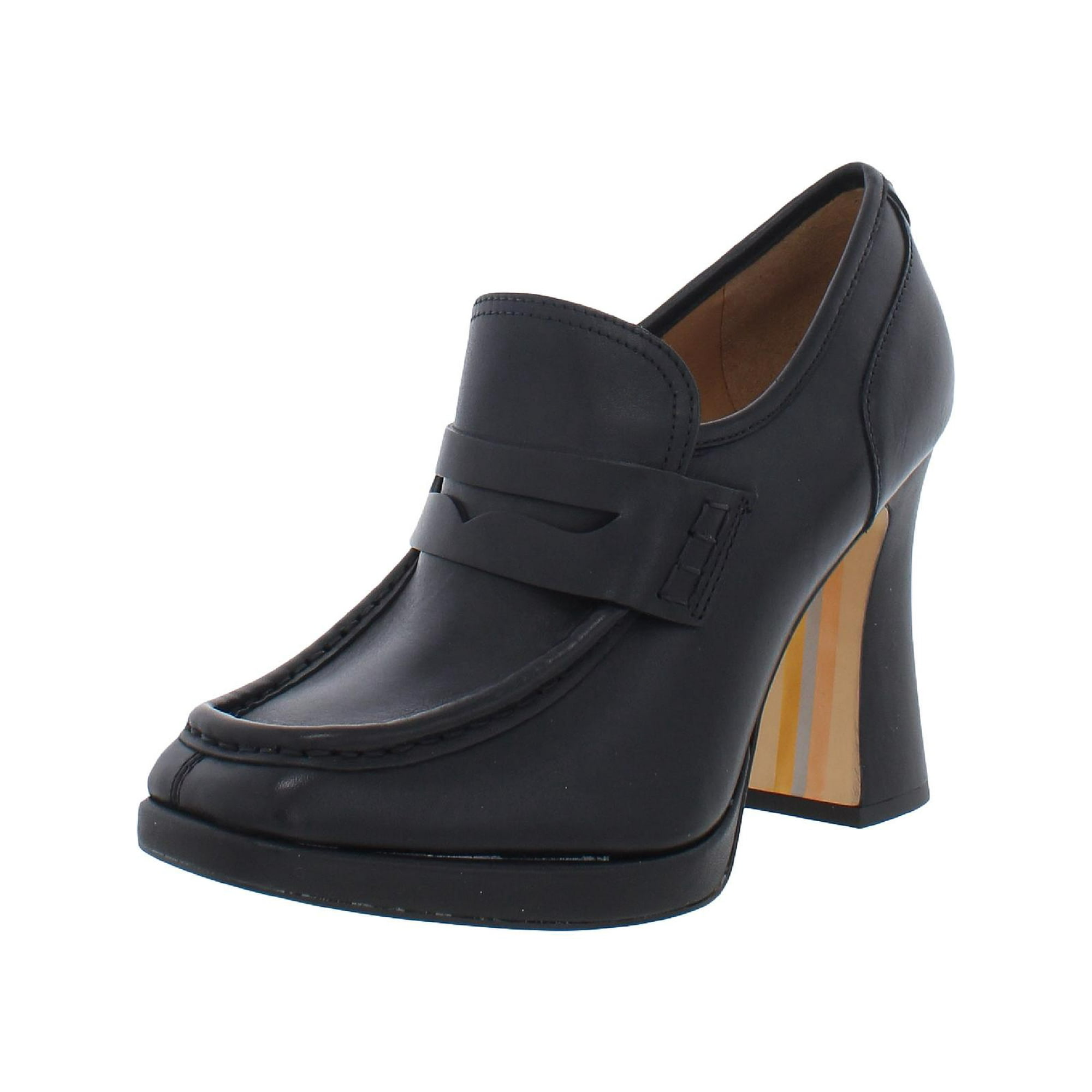 Sam Edelman Jeanette Platform Loafer Black Box Leather