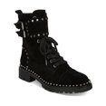 thumbnail image 1 of Sam Edelman Womens Jennifer Studded Ankle Combat Boots, 1 of 4
