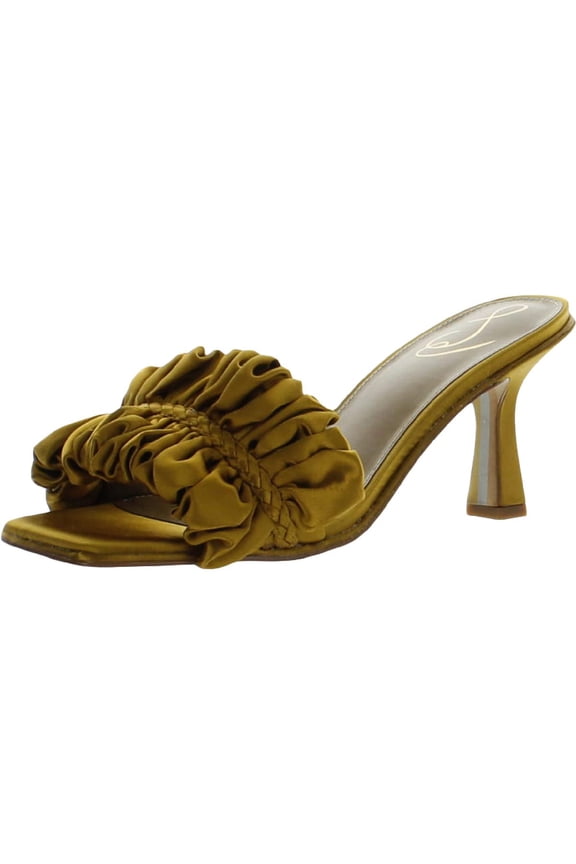 Womens Kady Satin Slide Heels