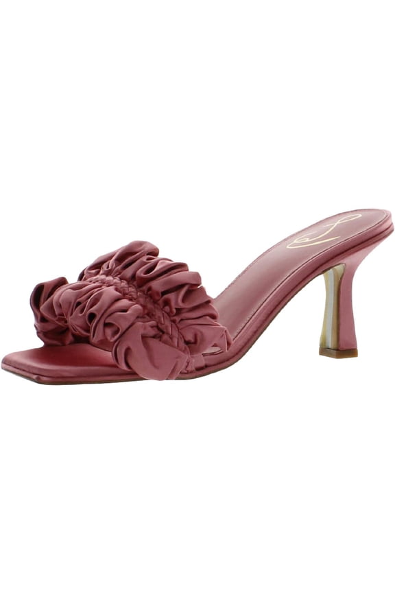 Womens Kady Satin Slide Heels