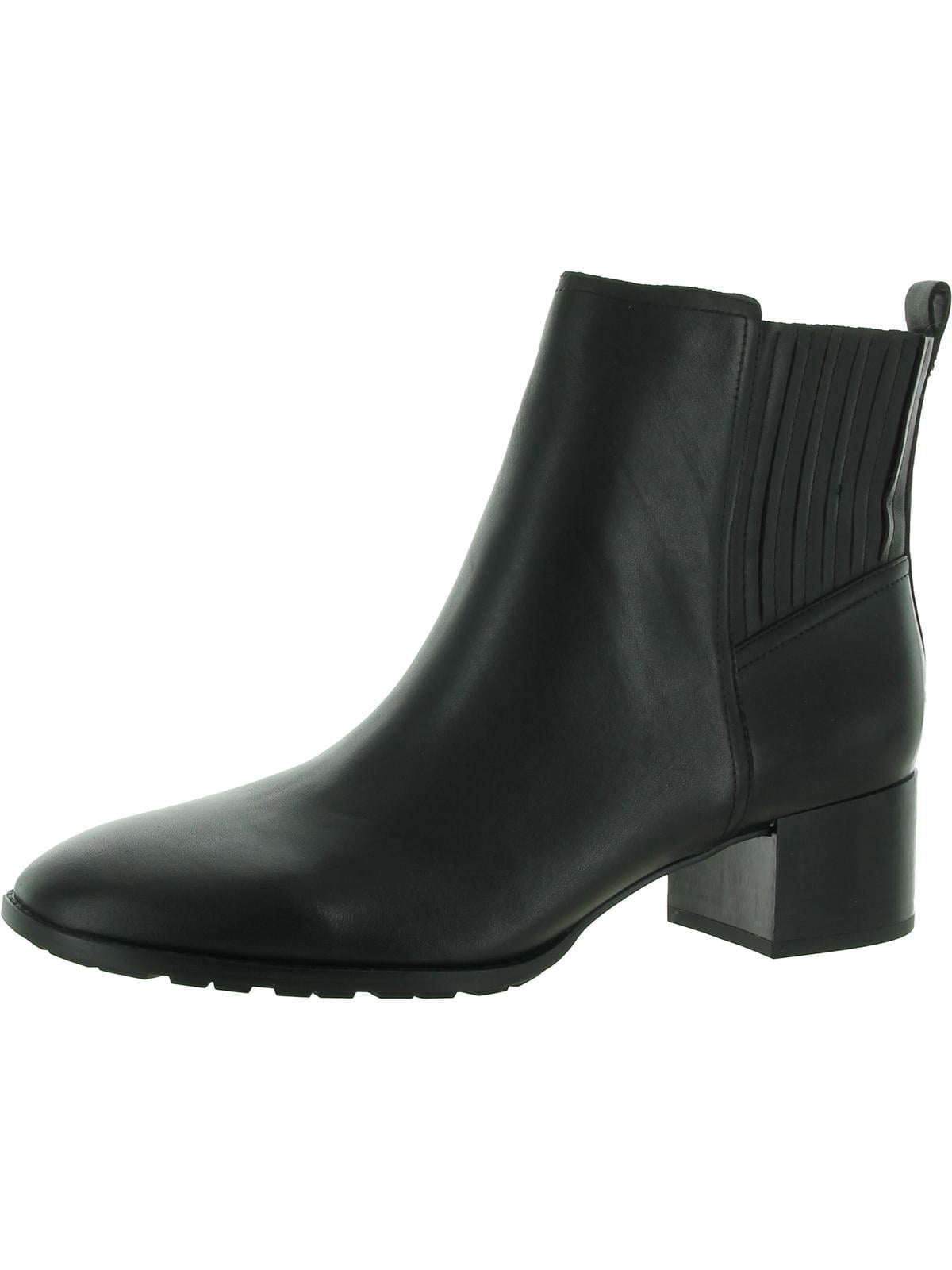 Sam Edelman Womens Kaiti Leather Block Heel Ankle Boots - Walmart.com
