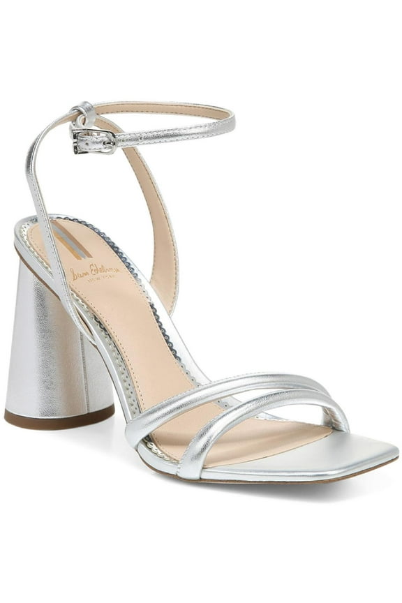 Womens Kia Metallic Ankle Strap Heel Sandals