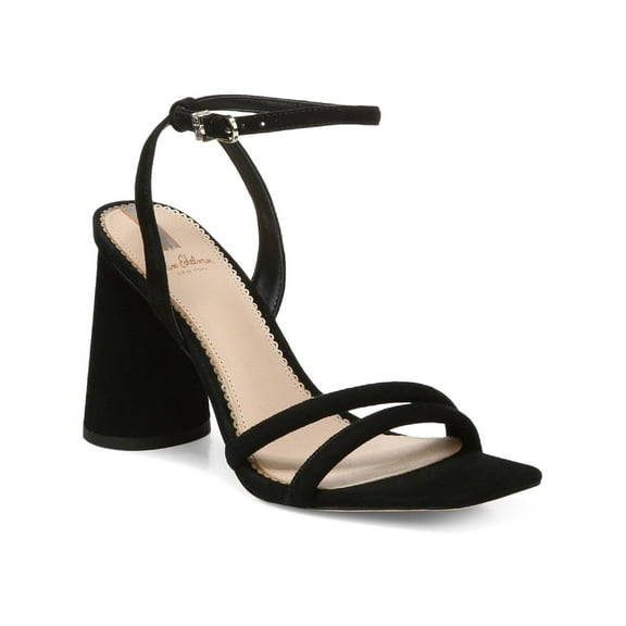 Sam Edelman Women's Kia Black Suede Heeled Sandal 11M