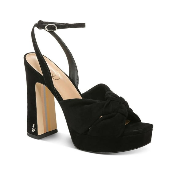 Sam Edelman Womens Kristen Suede Ankle Strap Platform Sandals