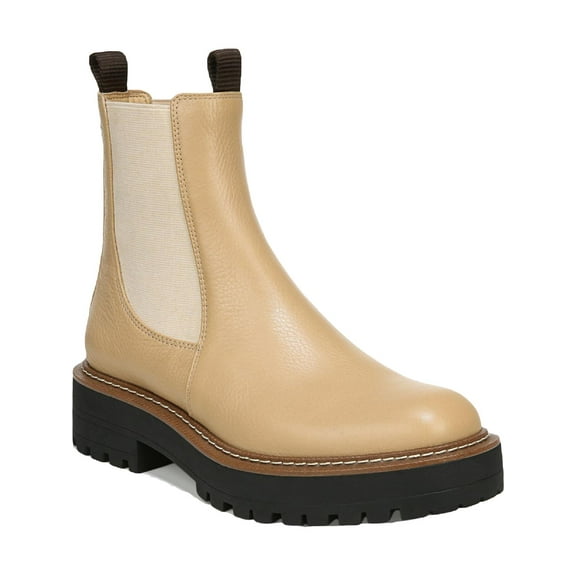 Sam Edelman Women's Laguna Chelsea Sesame Leather Ankle Boot 9M